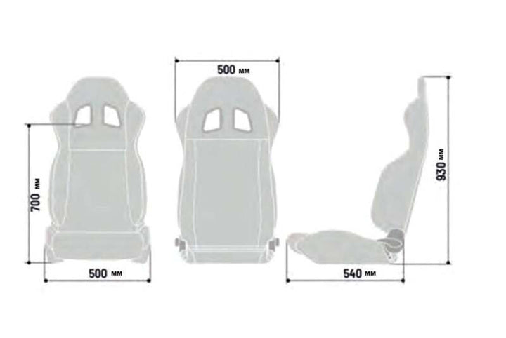 Sparco Seat R100 Black/Black