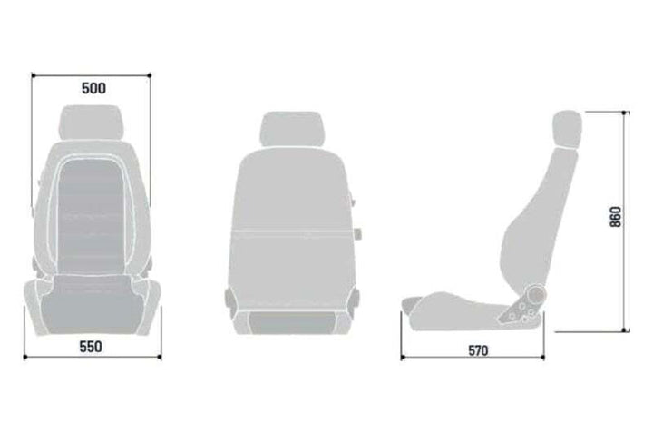 Sparco Seat GT Black/White
