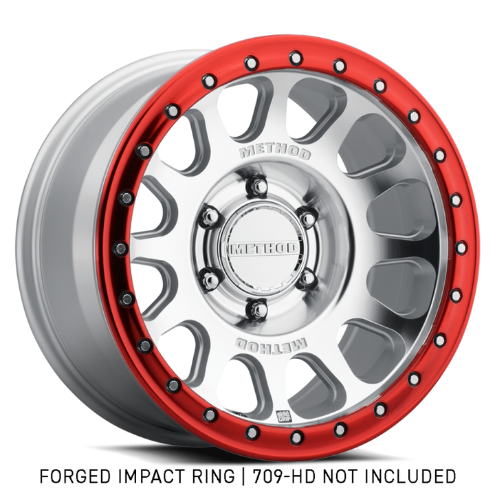 Method Beadlock Ring - 17in Forged - Style 1 - Red